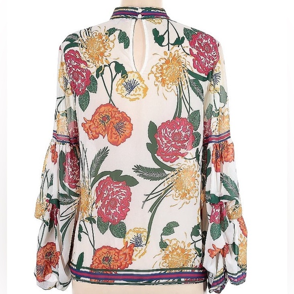 Jealous Tomato Floral Bohemian Blouse - Picture 2 of 2